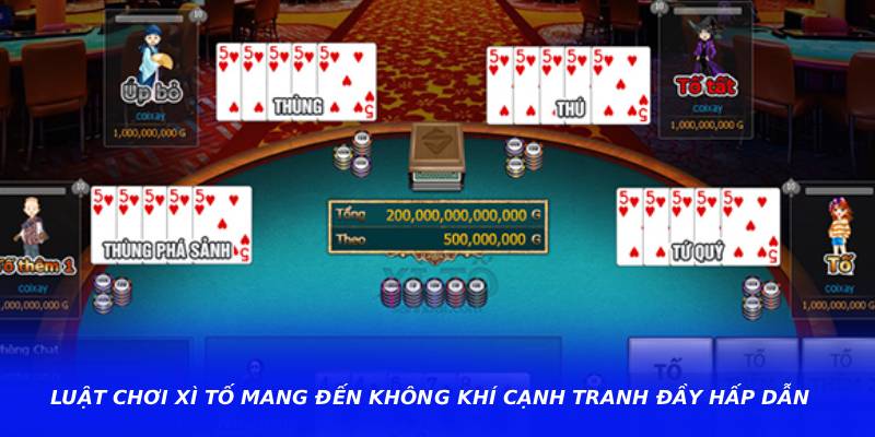 Luật Chơi Xì Tố Mang Đến Không Khí Cạnh Tranh Đầy Hấp Dẫn